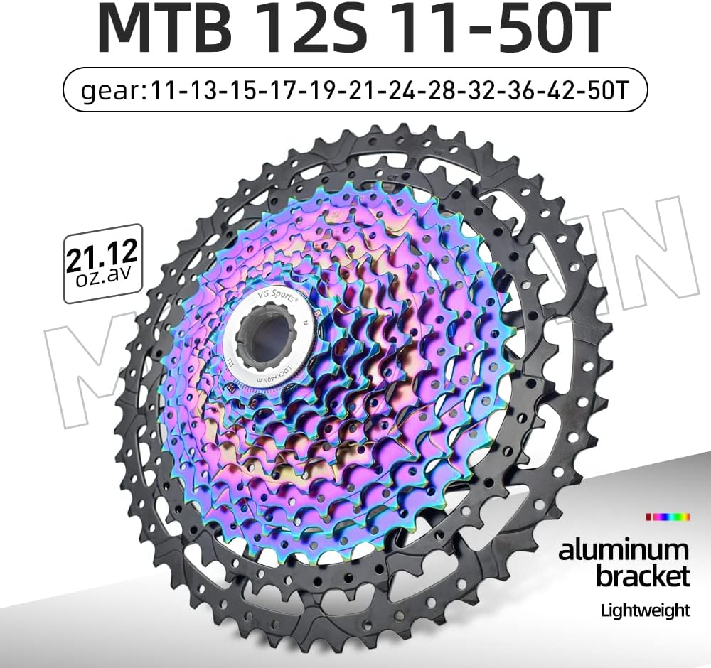 VG SPORTS 8/9/10/11/12 Speed Ultralight MTB Groupset 11-40T/11-42T/11-50T