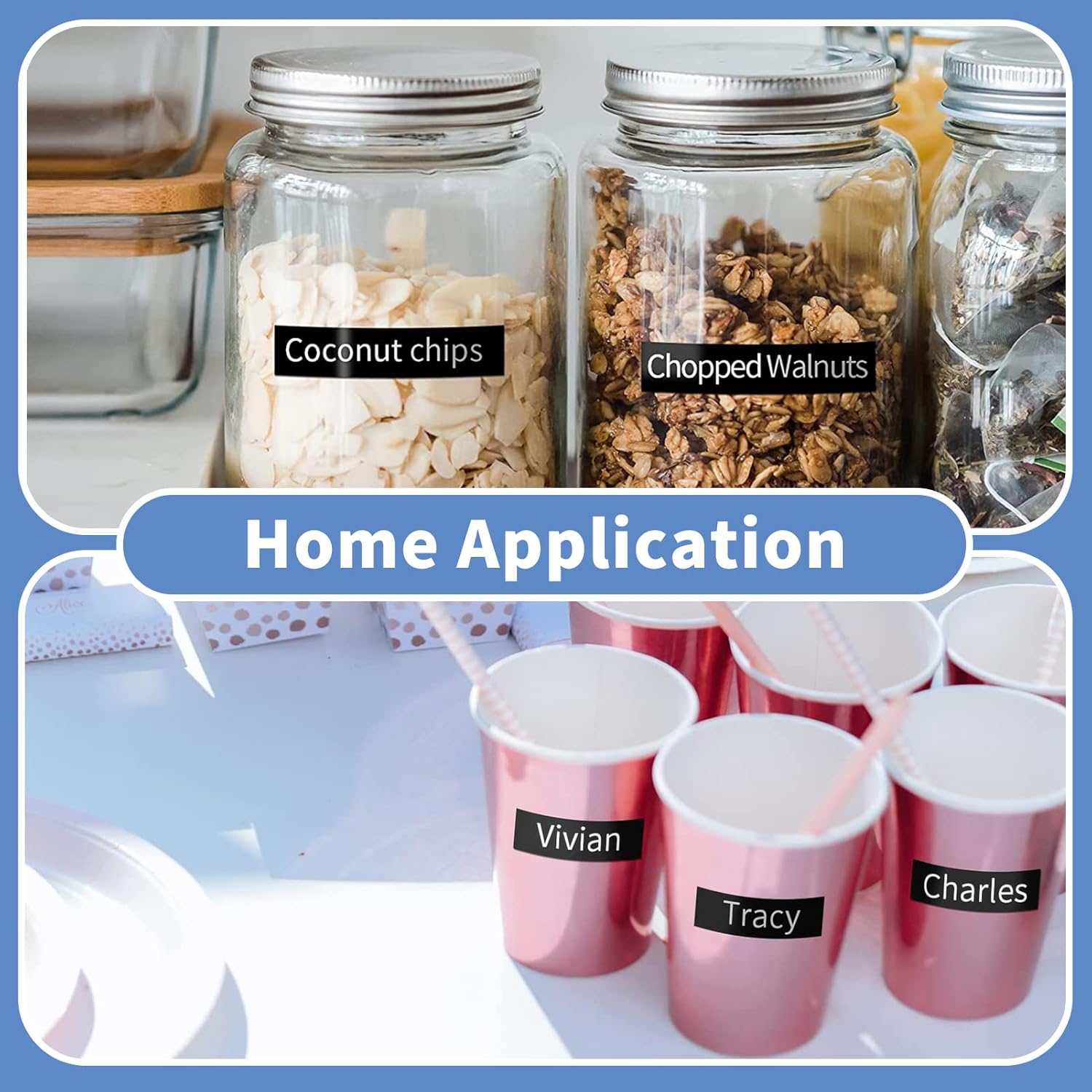 5 X White on Black Tape Replacement for Dymo Label Maker Refills Plastic 12mm X 3m Compatible with Dymo Letratag Refills for Letra tag LT100H LT100T QX50 Label Maker Tape - Image 7