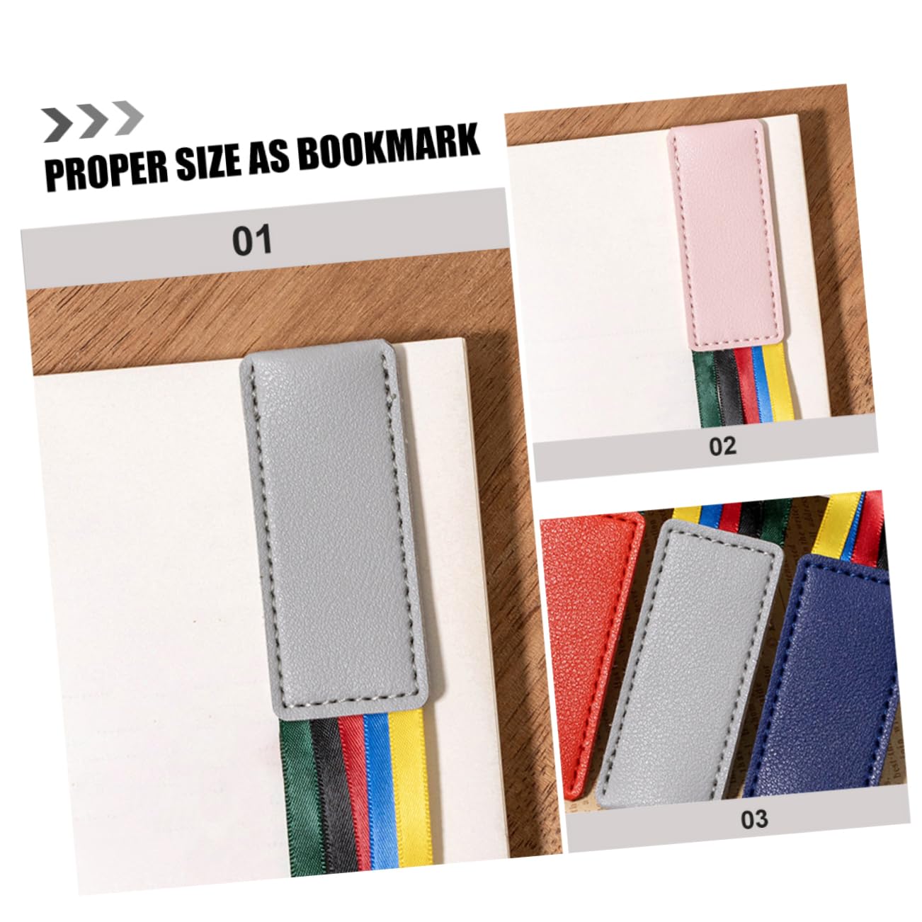 Gadpiparty 5 Sätze Lesezeichenband Zarte Lesezeichen Band-buchmarker Bunt Lesezeichen Mit Zierbändern Buchmarkierungen Mit Dem Etikettenband Ribbon -buchmarken Zum Lesen Leder 8 Stücke * 5