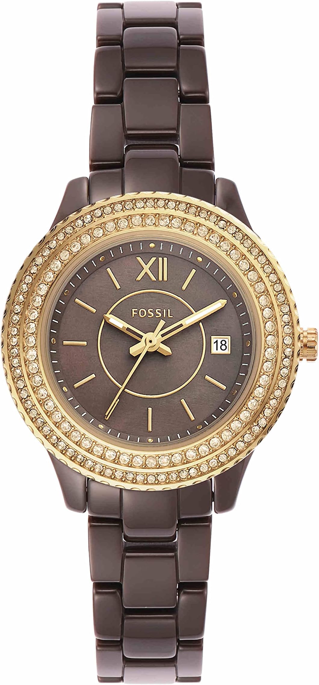 Fossil Stella Three-Hand Ceramic Watch