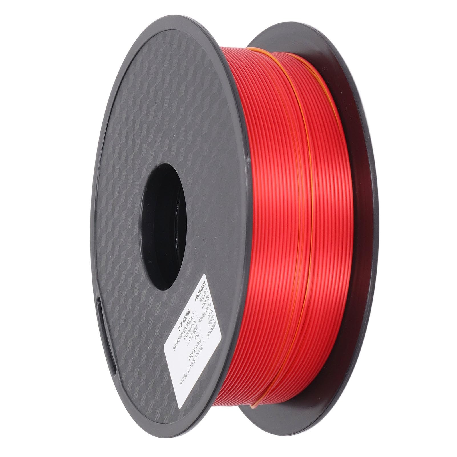 Filamento de impresora 3D, filamento PLA de seda de 1,75 mm con doble color, carrete de filamento PLA de baja deformación para impresión 3D de juguetes, obras de arte
