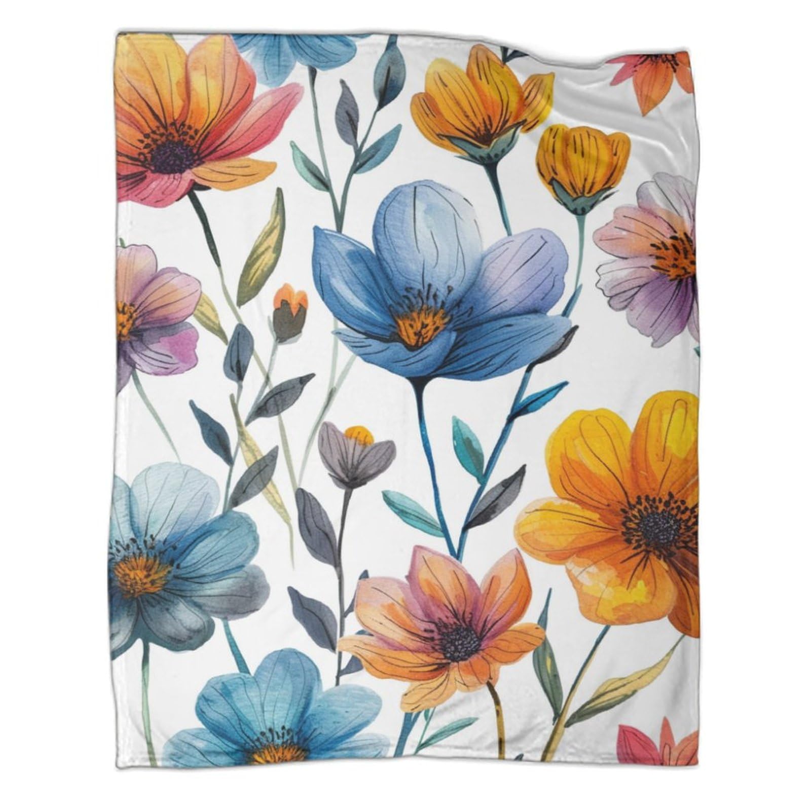 Couverture de voyage en microfibre plaid chaud lit canapé 100x130