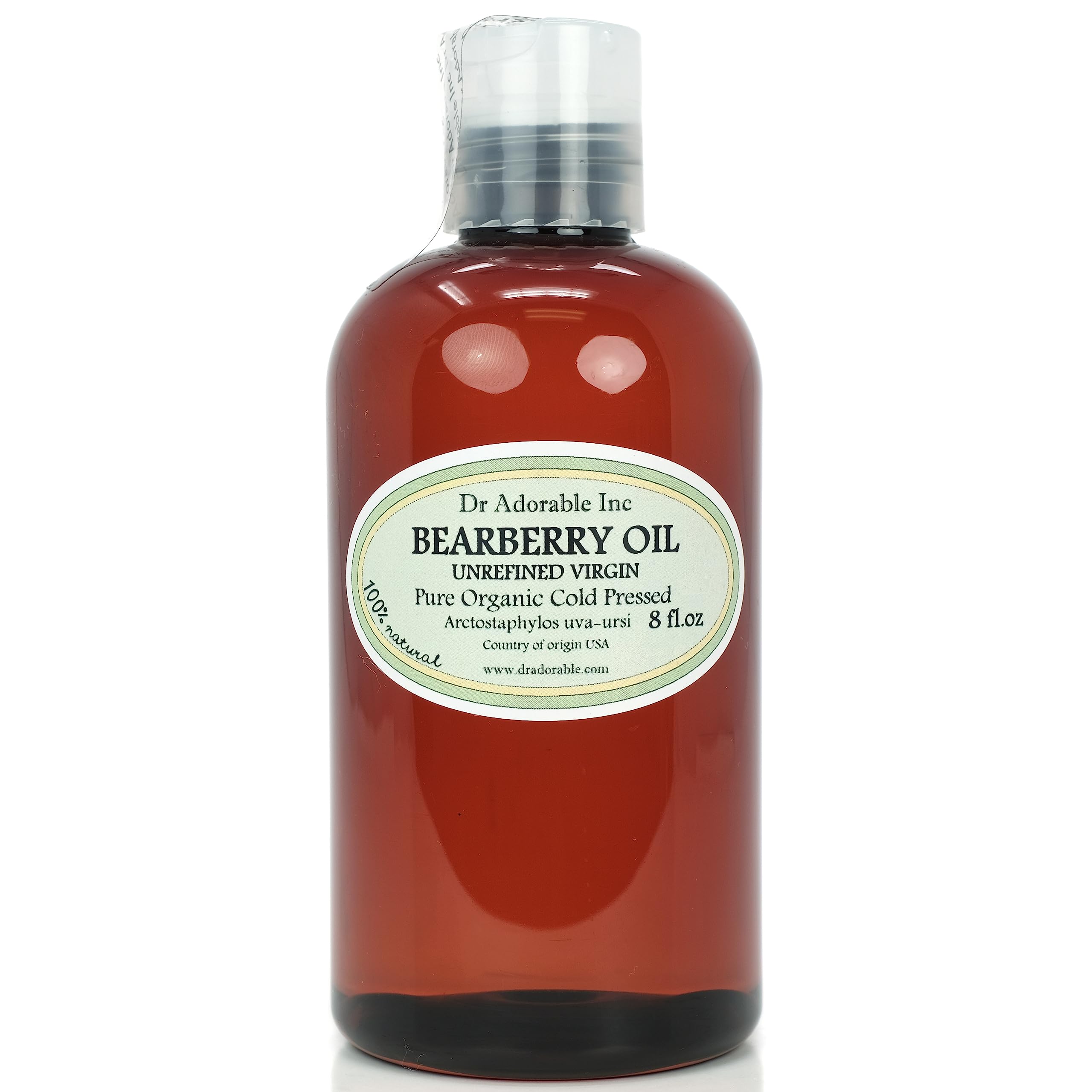 Dr Adorable - 8 oz - Bearberry Seed Oil - 100% Pure Natural Organic Cold Pressed Unrefined