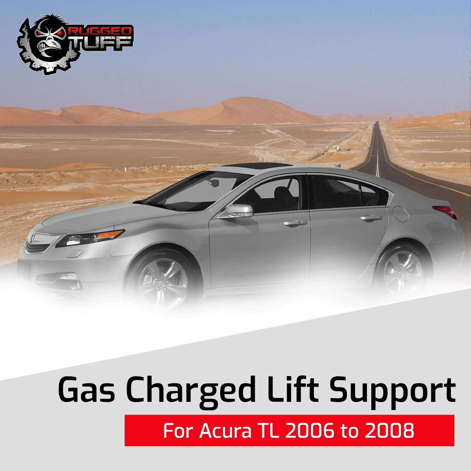 Front Hood Lift Supports Shocks Struts for 2006 2007 2008 Acura TL Sedan Engine Cover Lifting Lifter Dampers Gas Springs SG365001 PM1019 9489VU (2 Qty)