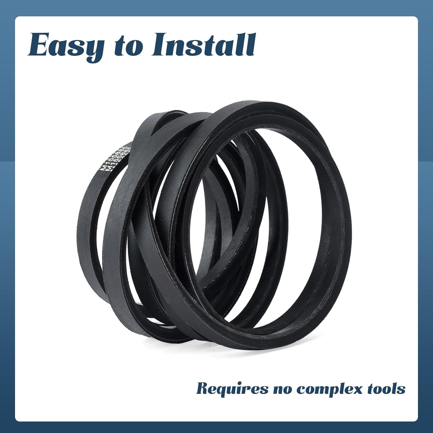 M155885 Drive Belt Compatible with John Deere L100 110 120 130 LA105 115 125 135 X110 140 D100 D120 D125, 44" Snow Blower Heavy Duty V-Belt