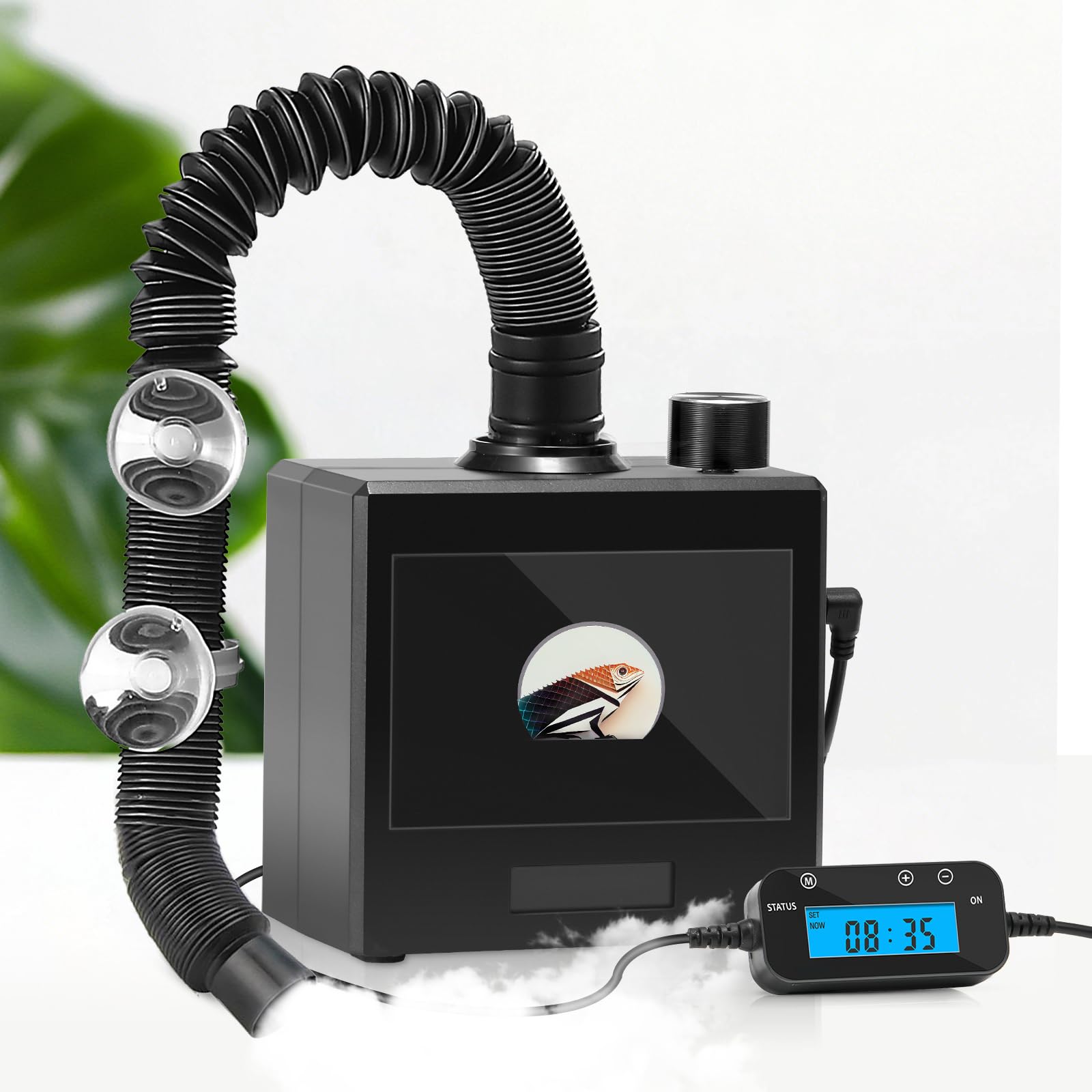 Reptile Fogger Humidifier for Glass Terrariums, Auto-Refill Misting System with Timer, Suitable for Reptiles/Amphibians/Grow Tents-picture-22