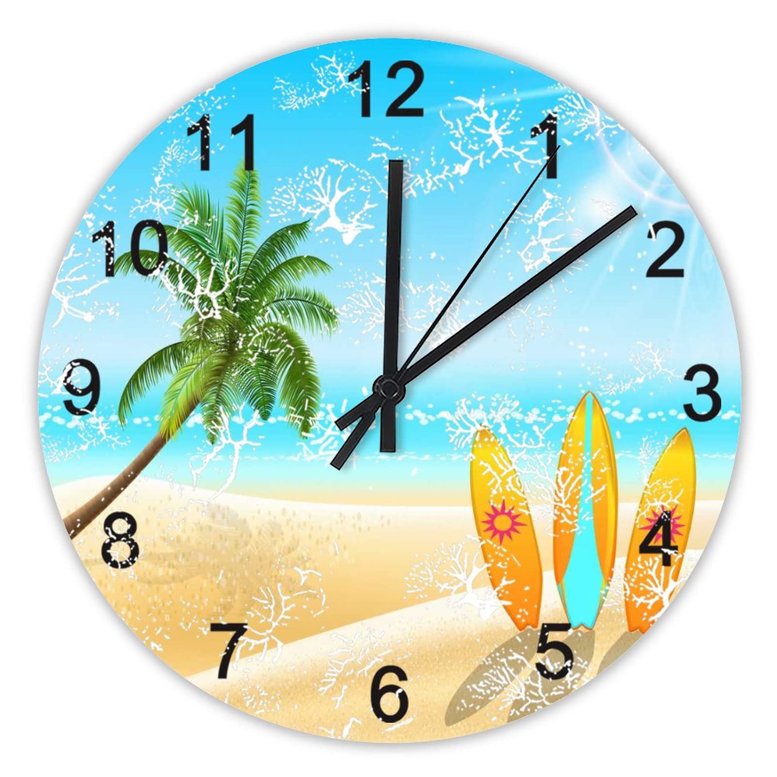 Horloge murale sans tic-tac 40,6 cm grand cadran pour le bureau