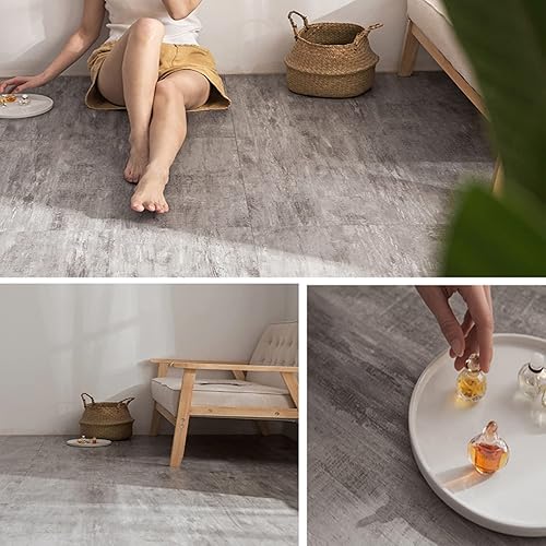 Miniatura 10 de YJEUZCD Hallway Runner Rug PVC Marble Texture Peel and Stick Floor Tile Waterproof Kitchen Self Adhesive Floor Mats Rental Room Protect Pads 236in X