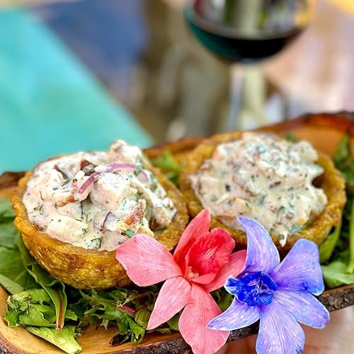 Miniatura 4 de Miami Fresh Orchid flores PERECEDERAS sueltas OrchidClub USA Sunne Tropical DIY lei, decoración de alimentos y bebidas (100 CANDY)