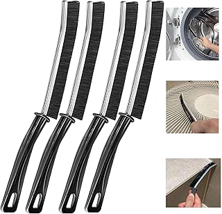 Crevice Gap Cleaning Brush Hard-Bristled Crevice Cleaning Brush Multifunctional Window Slots and Brushes Cleaner Scrub Brush Window Groove Cleaning Brush Cleaning Brushes for Home Kitchen(4pc)