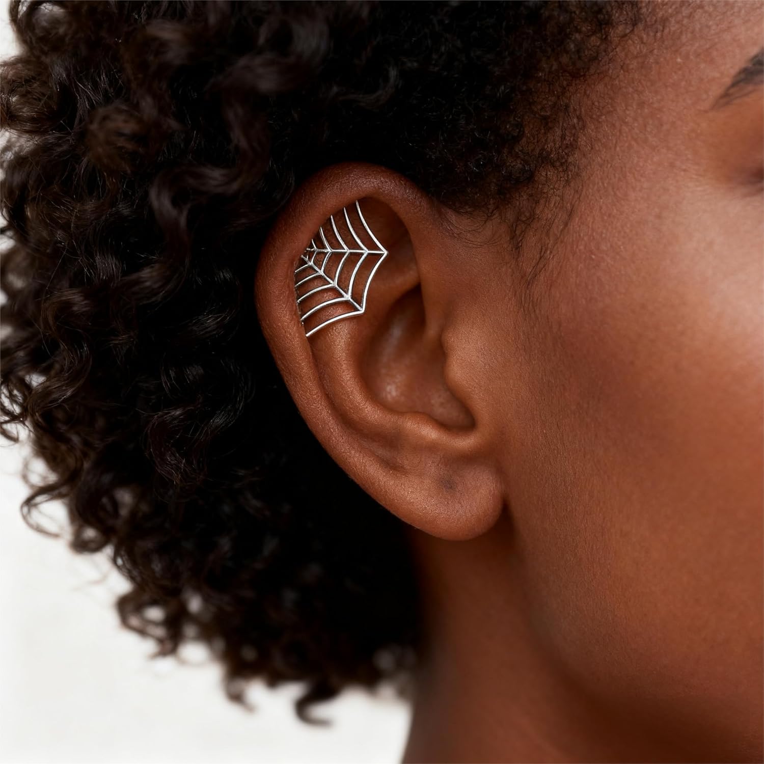 Spider Web Statement Cartilage Earring for women men Halloween Goth Punk Unique Earrings Ear Helix Piercing earrings Gothic Jewelry - Image 7