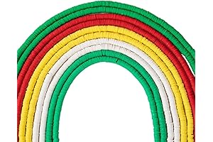 4200 Pcs Polymer Clay Flat Round Loose Heishi Beads for Crafting Fine Jewelry