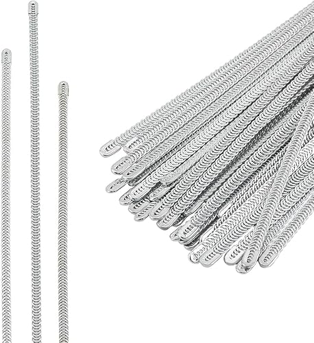 BENECREAT 36 piezas de 3 tamaños de corsé de metal en espiral, acero inoxidable de 91011 pulgadas, corsé en espiral para corsés, costura de