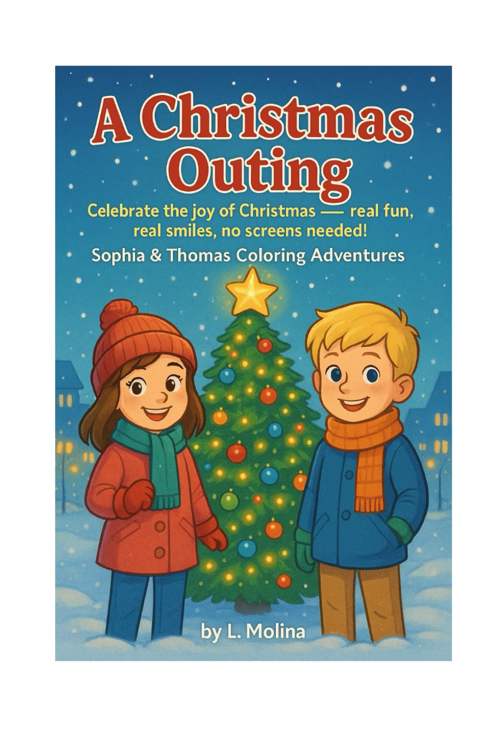 A Christmas Outing: Sophia & Thomas Coloring Adventures