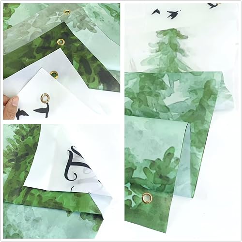 Miniatura 3 de Let The Adventure Begin - Pancarta de fondo con 70.8 x 43.3 pulgadas, Adventure Awaits Bon Voyage Tree Mountain Wilderness Forest Photography