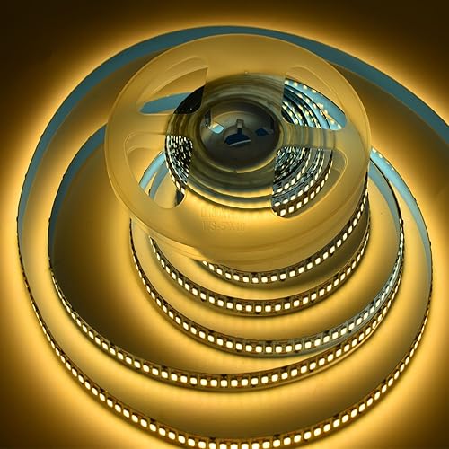 Miniatura 2 de Tira de luces LED, DC24V 1200LEDs 16.4 pies SMD 2835 tira LED, 26000LM tiras de luz LED de alta densidad no impermeables IP21, 3 veces brillo que la