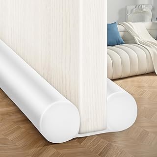 MAXTID Under Door Draft Stopper Cold Air Blocker - Large Doors Seal Gap Bottom of Doors 36" Adjustable 30" 32" 36" Weather Stripping Noise Blocker Interior Front Door Sweep Soundproof Door Accessories