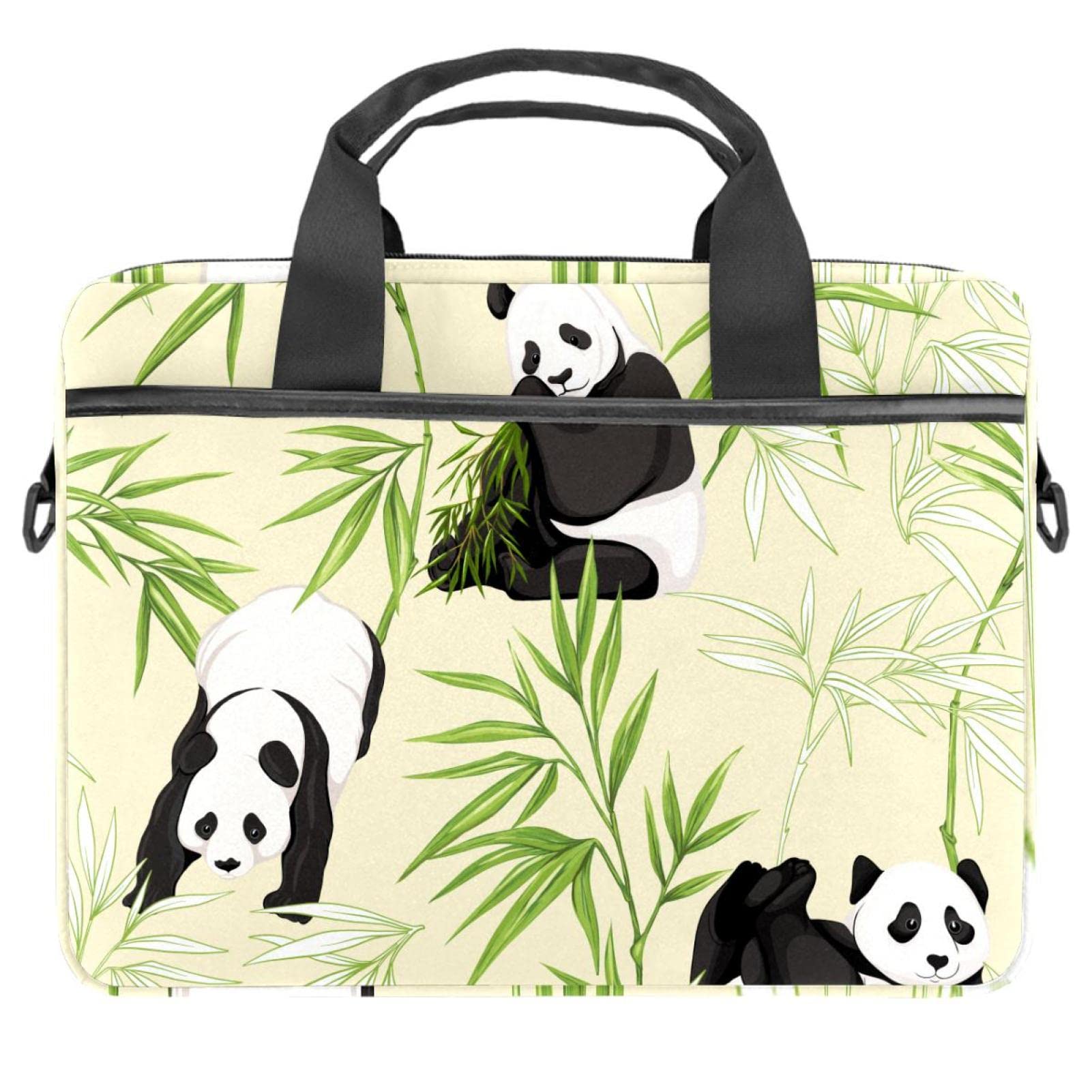 Sacoche ordinateur 13 pouces panda multicolore idéale pour le bureau, les cours et le télétravail - 7