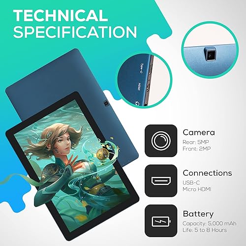 Miniatura 8 de Tableta de dibujo PicassoTab X • No necesita computadora • Aplicaciones y tutoriales de dibujo • 4 artículos de bonificación • Lápiz óptico •