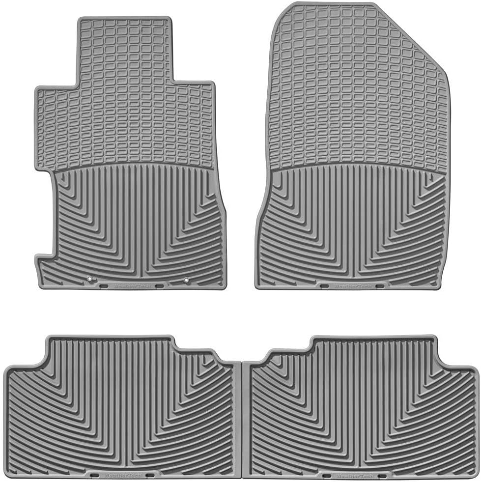 WeatherTech All-Weather Floor Mats for Honda Civic, Civic Si 1st & 2nd Row (WTHB065149), Black
