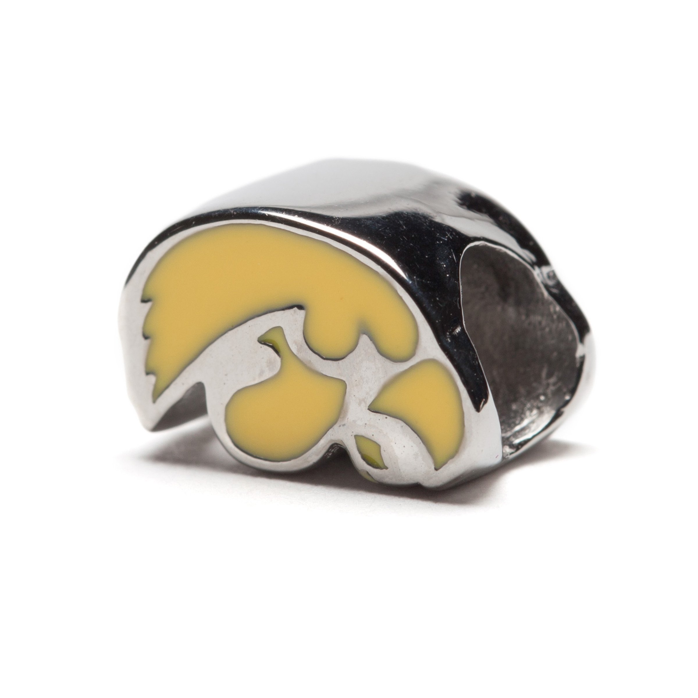 Stone Armory University of Iowa Hawkeyes Yellow Sideview Hawkeyes Logo Bead Charm-image-39