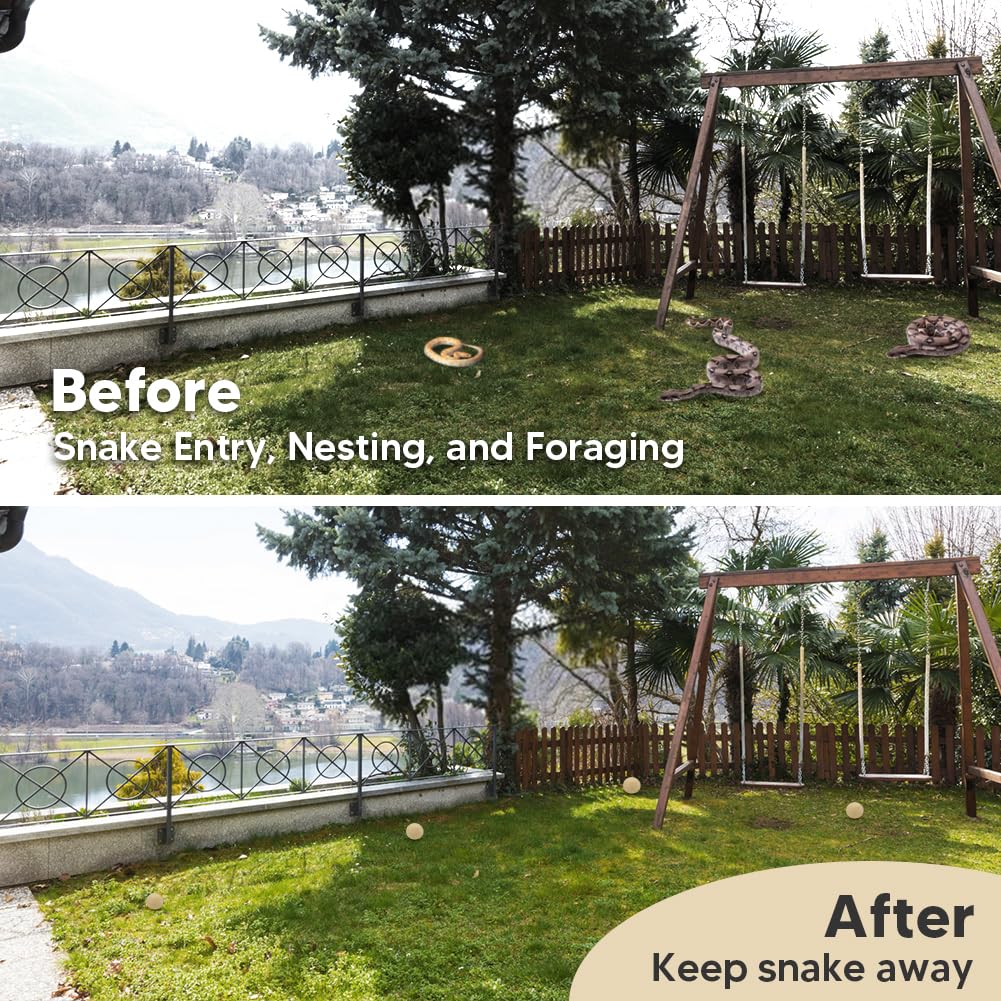 Snake Repellent Outdoor Natural Snake Repellent for Yard Powerful Pet Safe Keep Snakes Out of Your Yard Backyard Snake Deterrent Snakes Away Repellant- 8P product thumbnail 9