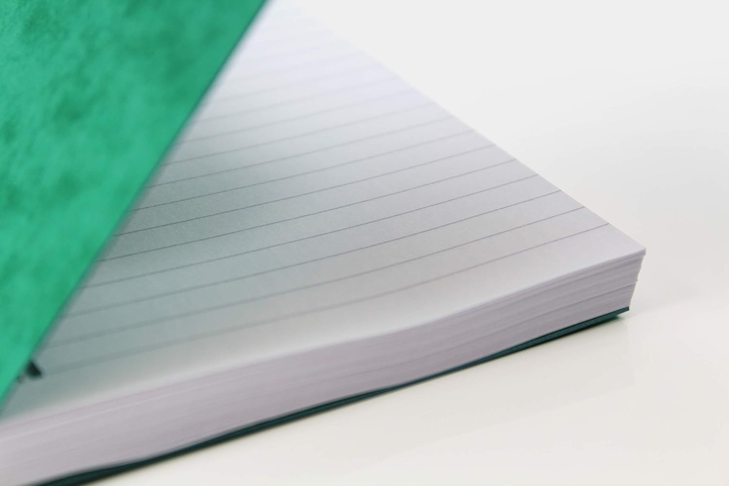 Silvine Luxpad A6 Twin Wire Hardback Notebook. 200 Feint Ruled Pages and Durable Pressboard Covers. Ref SPA6 Green