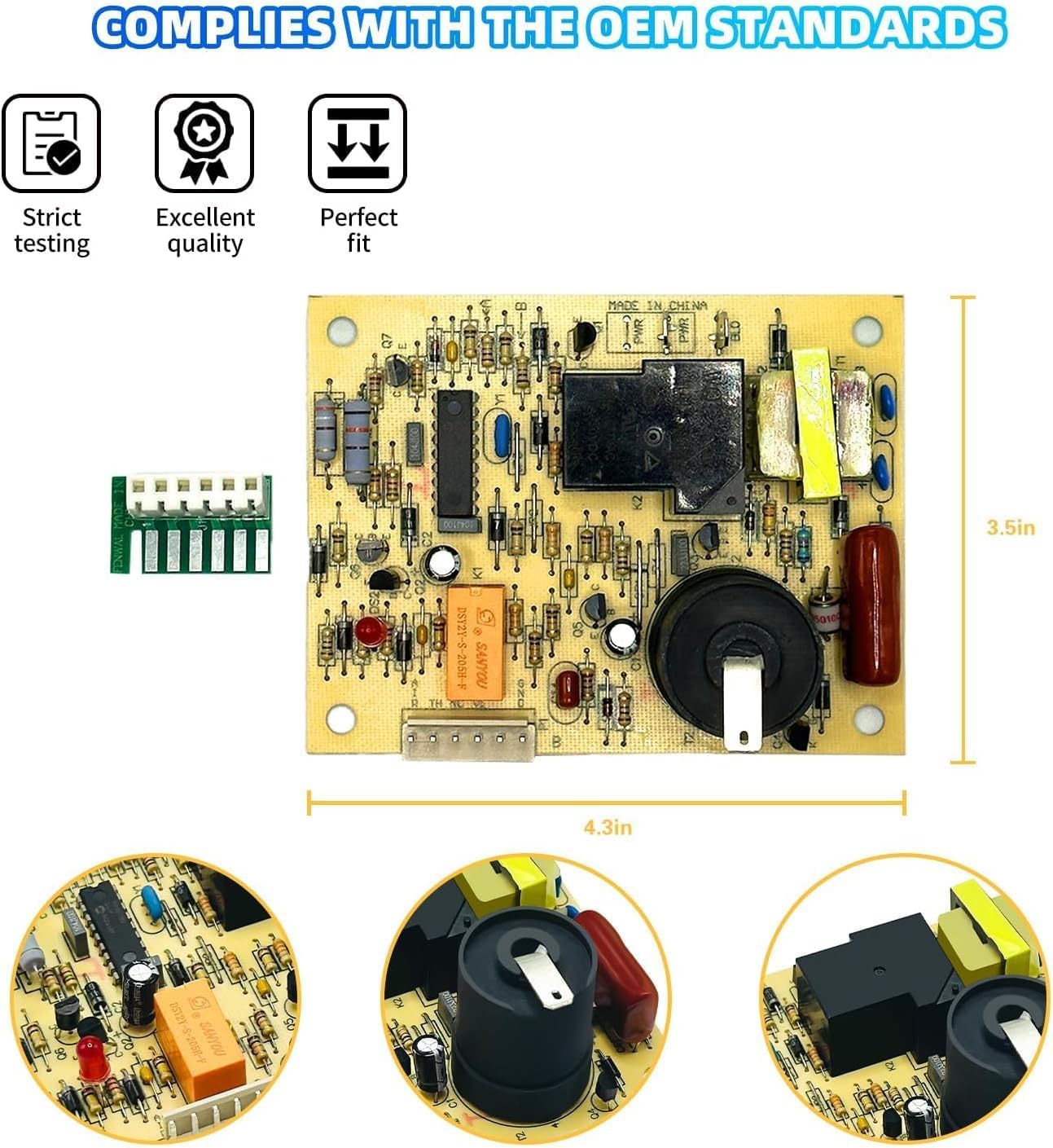 31501 Circuit Board Compatible with Atwood,31501 RV Ignition Control Board kit Replace for dometic Hydro Flame Corp,Fit for rv furnace parts 33488,33727,85-IV 16, 85-IV 25,85-IV 20, 85-IV 31, 85-IV 35