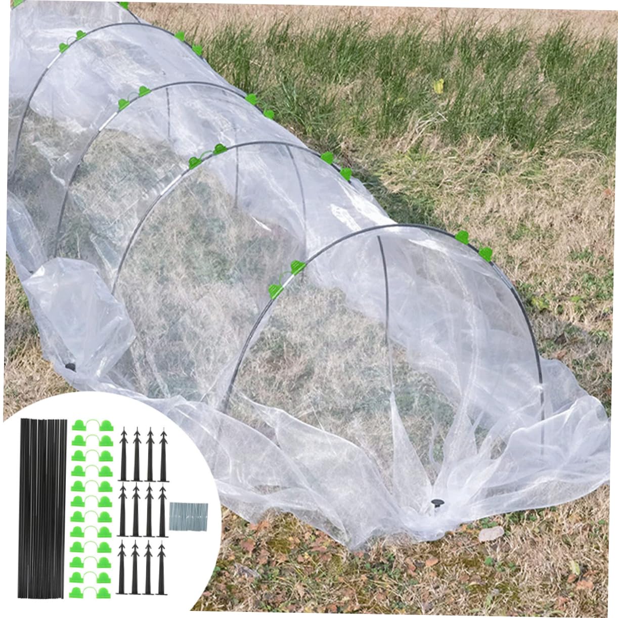 BESPORTBLE Arceaux De Couverture De Rangée Plastique Supports De Arqués Arceaux De Tunnel De Plantation pour Jardinage