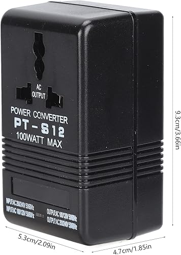 Miniatura 4 de Transformador convertidor de voltaje para viajes (220 V a 110 V, 110 V a 220 v) Convertidor de transformador elevador Adaptador de enchufe de viaje