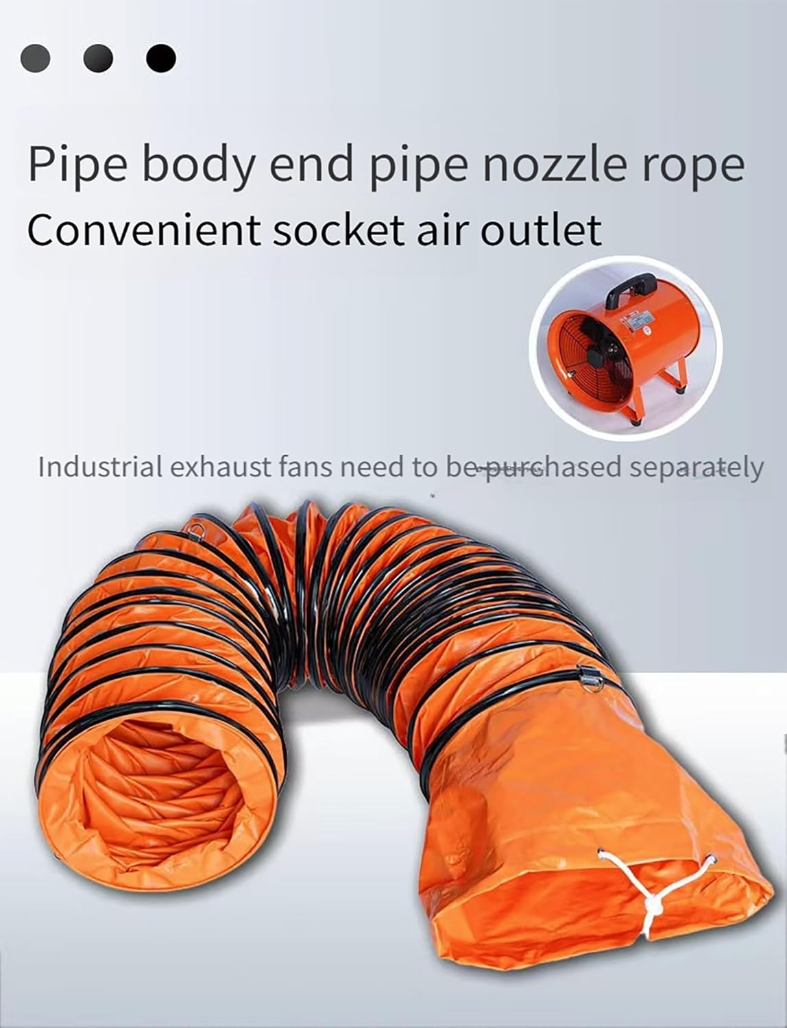 PVC Flexible Ducting Hose, Flame Retardant HVAC Ducting, Exhaust Fan Hose for Industrial and Residential Use
