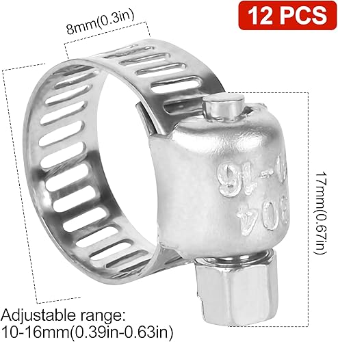 Miniatura 44 de Manguera de caucho NBR para combustible con diámetro interior de 3/8 pulgadas (10 mm), manguera de bloqueo de 10 pies y alta presión 300 PSI