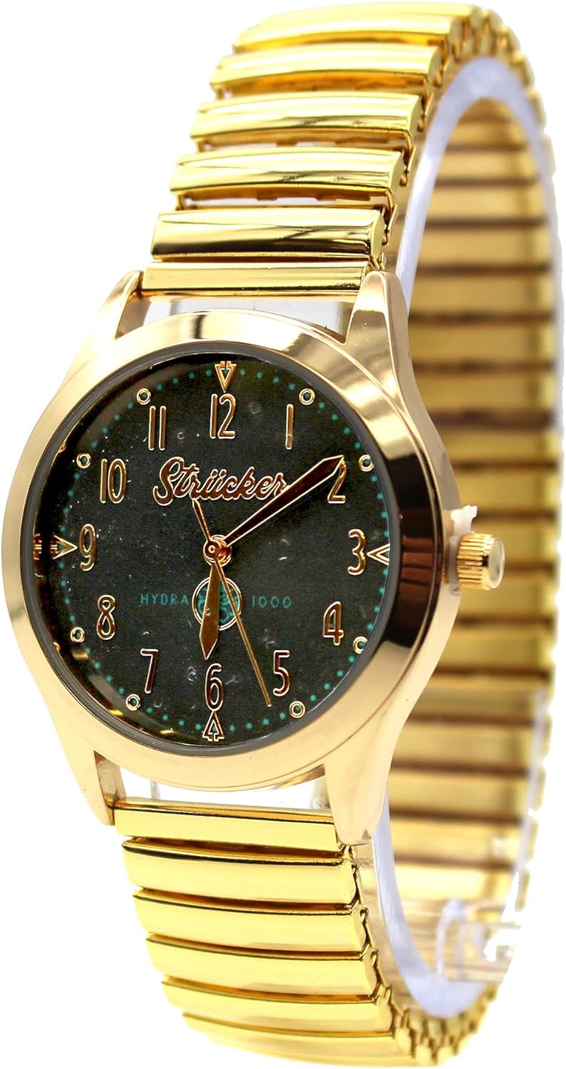 Accutime Kids Wandavision Analog Quartz Wrist Watch with Small Face, Gold Accents for Adult (WDV8000AZ)