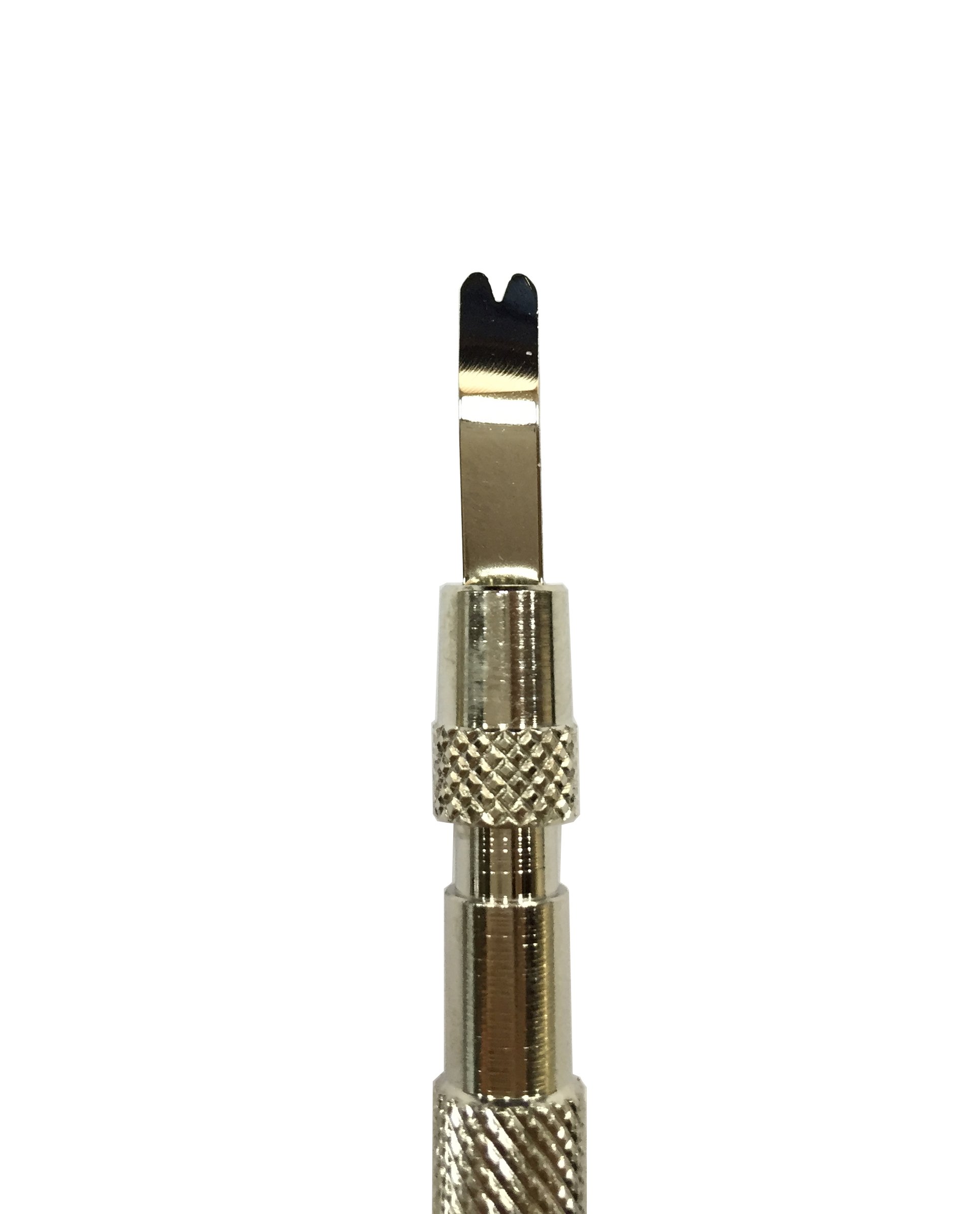 Bergeon 6111 Werkzeug zum Entfernen der Armbanduhr-Stecker - 3-in-1 mit Spatel, V-Spitze und wendbarem Ende feiner - Unisex-Erwachsene - Uhrenwerkzeug