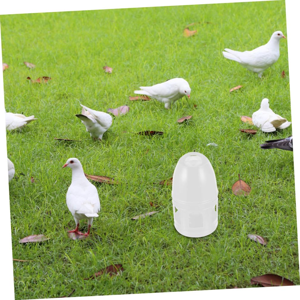 Milisten 2 Stück Teiliges Kunststoff Wasserspender für Tauben und Papageien Langlebig Leicht zu Reinigen Geeignet für Vogelkäfige und Innenbereiche Praktischer Trinkspender für