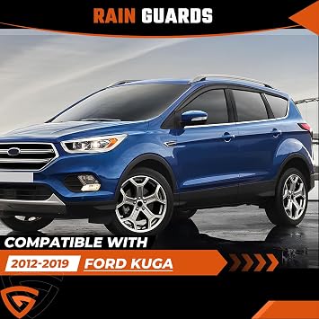 Wind Deflectors Rain Guards Fit for Ford Kuga 2012-2019 6pc