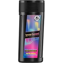 bruno banani BB Energy Shower Gel 3-in-1 Formula for Face Body and Hair Vegan Formula Dermatologically Tested Sulphate Based Surfactant Free 250 ml