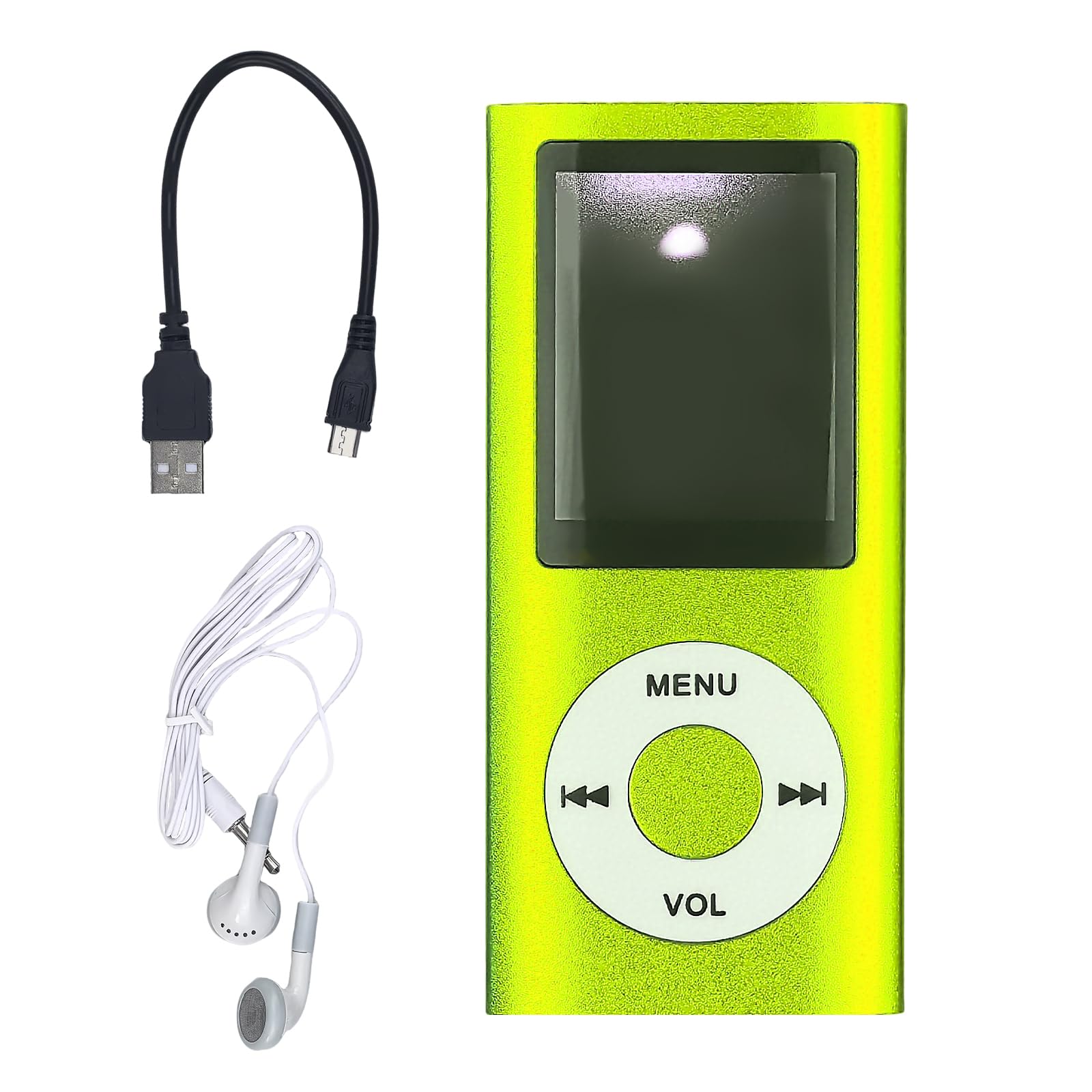 MP3 Player,Portable Multifunctional MP3 Digital Music Player,1.8 Inch LCD Music-Player with Earphone,Build-in Photo/Video Play/FM Radio/Voice Recorder/E-Book Reader(Memory Card Not Included)-Green-image-19