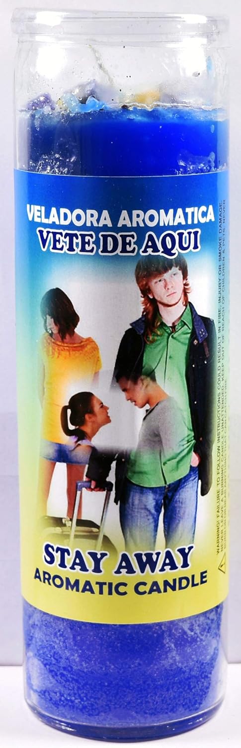 3 Pieces Candles Cocktail VELADORA Stay Away- VETE DE AQUI