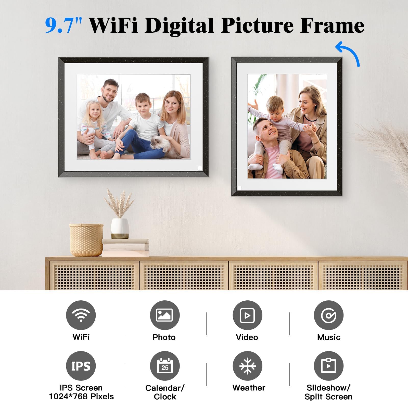 【E】INI INI THE FRAME Electronic Album,7in Digital Photo Frame Digital Photo Frame