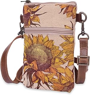 Sunflower - Wristlet Wallets for Women, Crossbody Sling Bags, Large Tote Bags, Book Bag, Cell Phone Purse