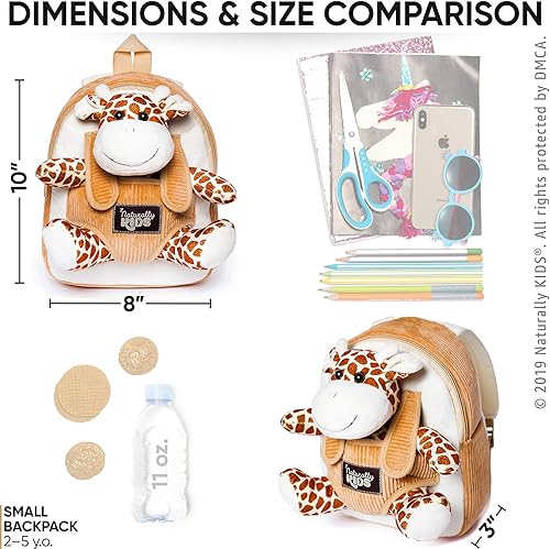 Miniatura 96 de Naturally KIDS - Juguetes de unicornio para niños y niñas de 2 a 3 años, regalos de cumpleaños, mochila de unicornio para niños pequeños 03 Unicornio