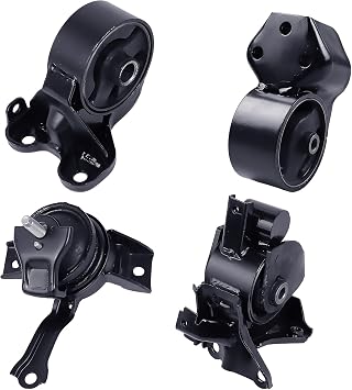 Engine Motor & Transmission Mount Set of 4 Compatible with 2004-2009 Kia Spectra Spectra5 1.8L 2.0L Manual, Replace# 9312 9325 9313 9319
