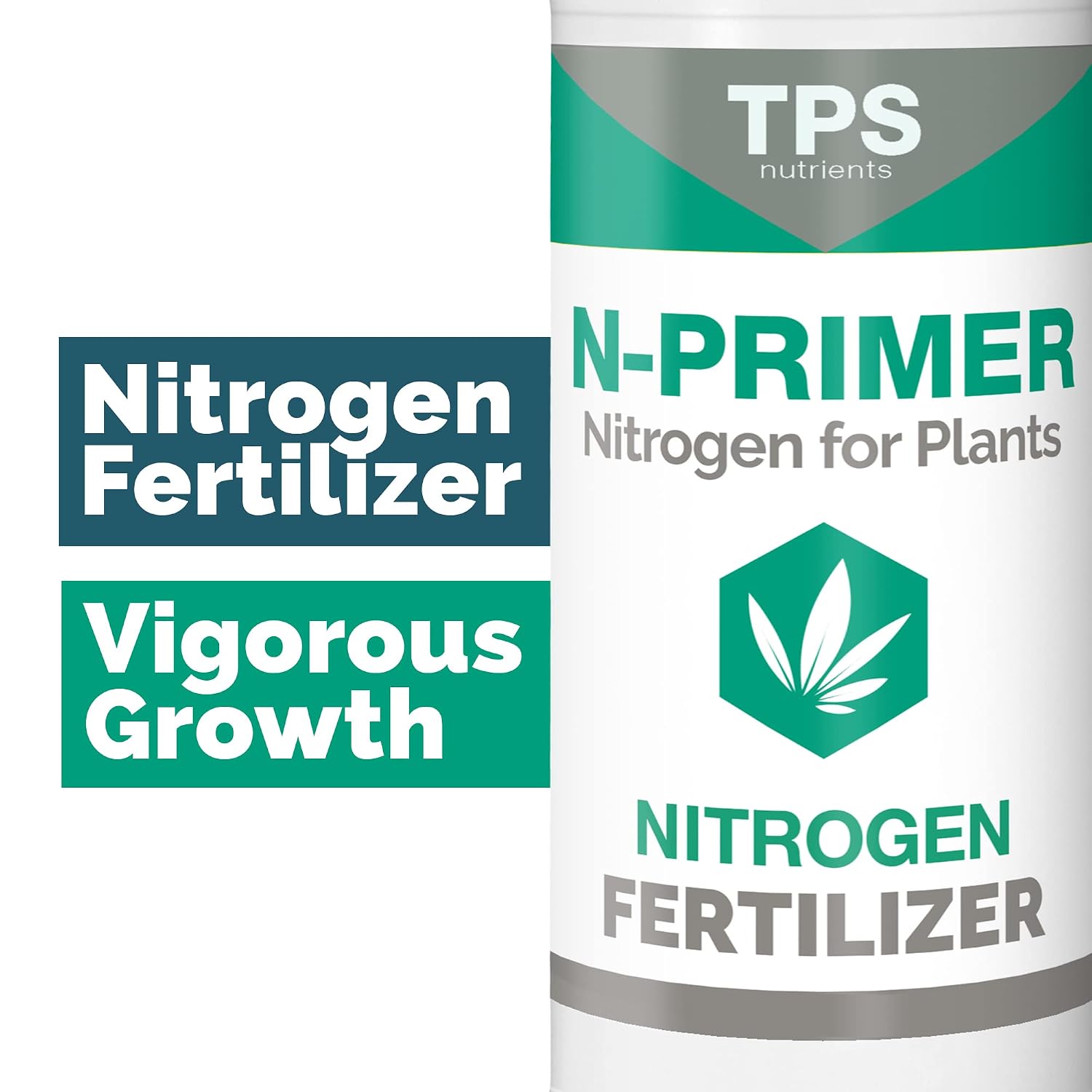 N-Primer Nitrogen Supplement for Fast Vegetative Growth, Promotes Dark Green Leaves by TPS Nutrients, Pint (16 oz)