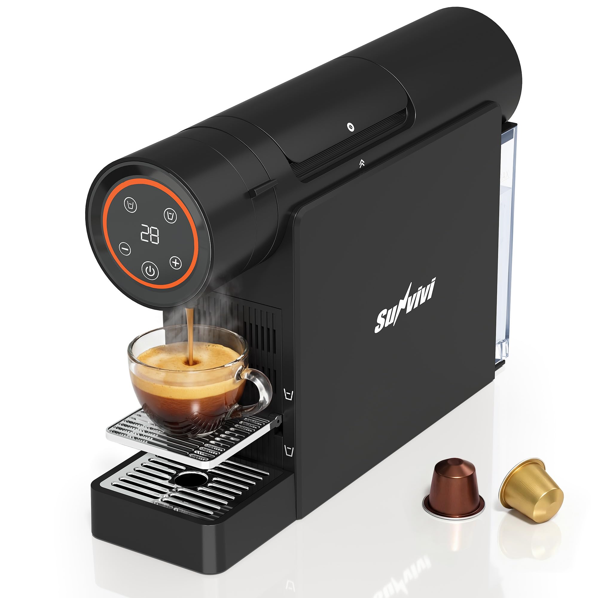 Amazon.com: SUNVIVI Espresso Pod Machine for Home, Capsule Coffee