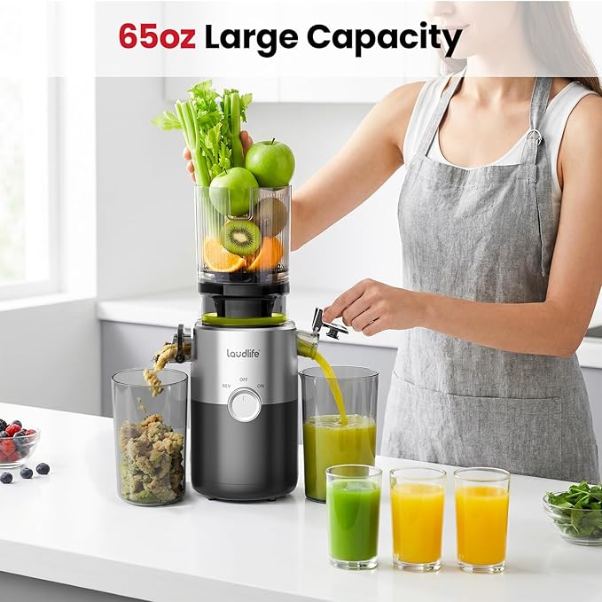 Extractor de Jugos Prensado en Frío Boca Ancha 250W 120V miniatura 2