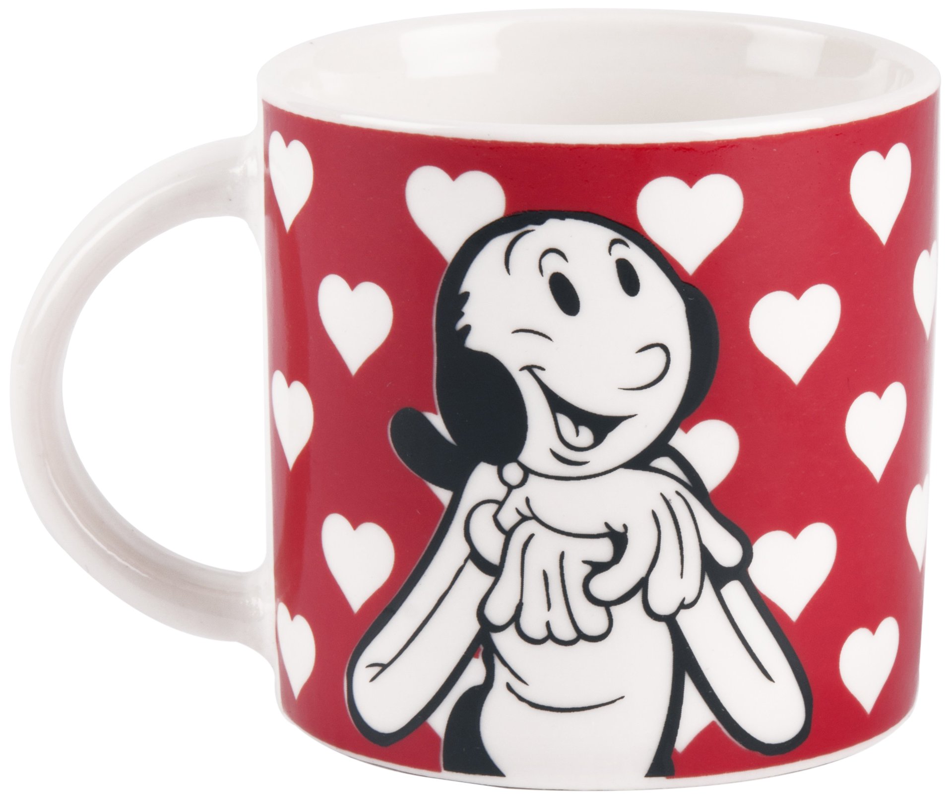 Excelsa Olivia Coffee Mug, Porcelain, Red