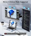 USB-C à HDMI câble 6Ft [4K@60Hz] Haute vitesse USB Type C à HDMI 2.0 Cordon tressé (Thunderbolt 3/4 Compatible) pour iPhone 15 Series, MacBook Pro/Air, iPad Pro, Galaxy S8 à S23