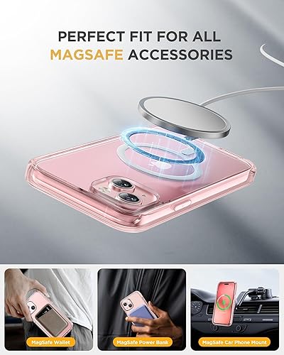 Miniatura 680 de Miracase Glass Series - Funda magnética para iPhone 15, compatible con MagSafe, de cuerpo completo, protector de pantalla de vidrio 9H integrado