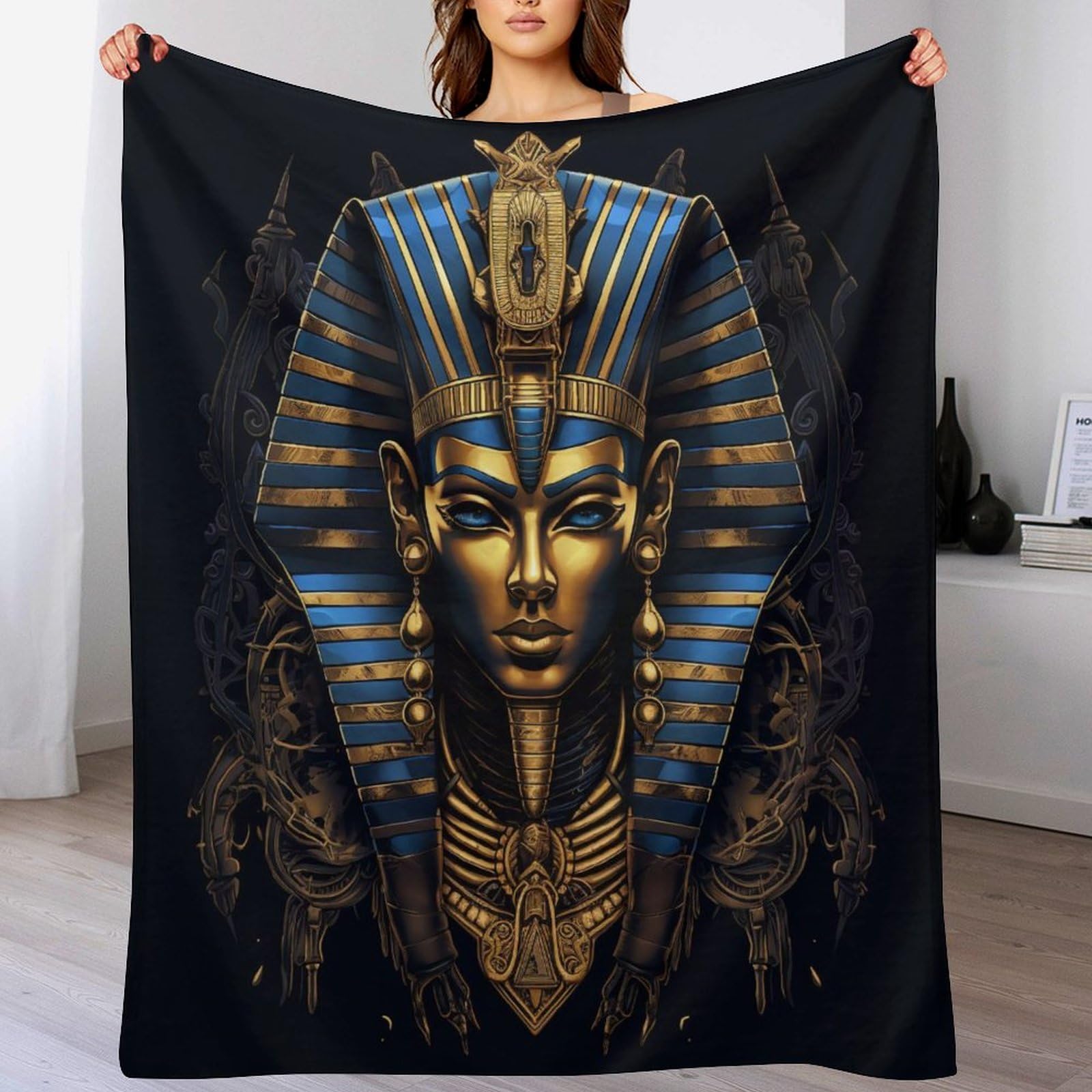 Couverture en Lit Épaisse Douce en flanelle résistante mythologie égyptienne